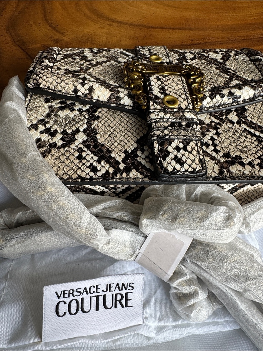 Versace Jean couture python NWT - Picture 8 of 9